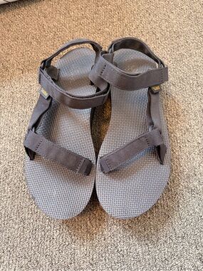 Teva black platform sandals